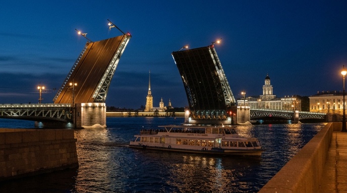«Ночное шоу поющих мостов».